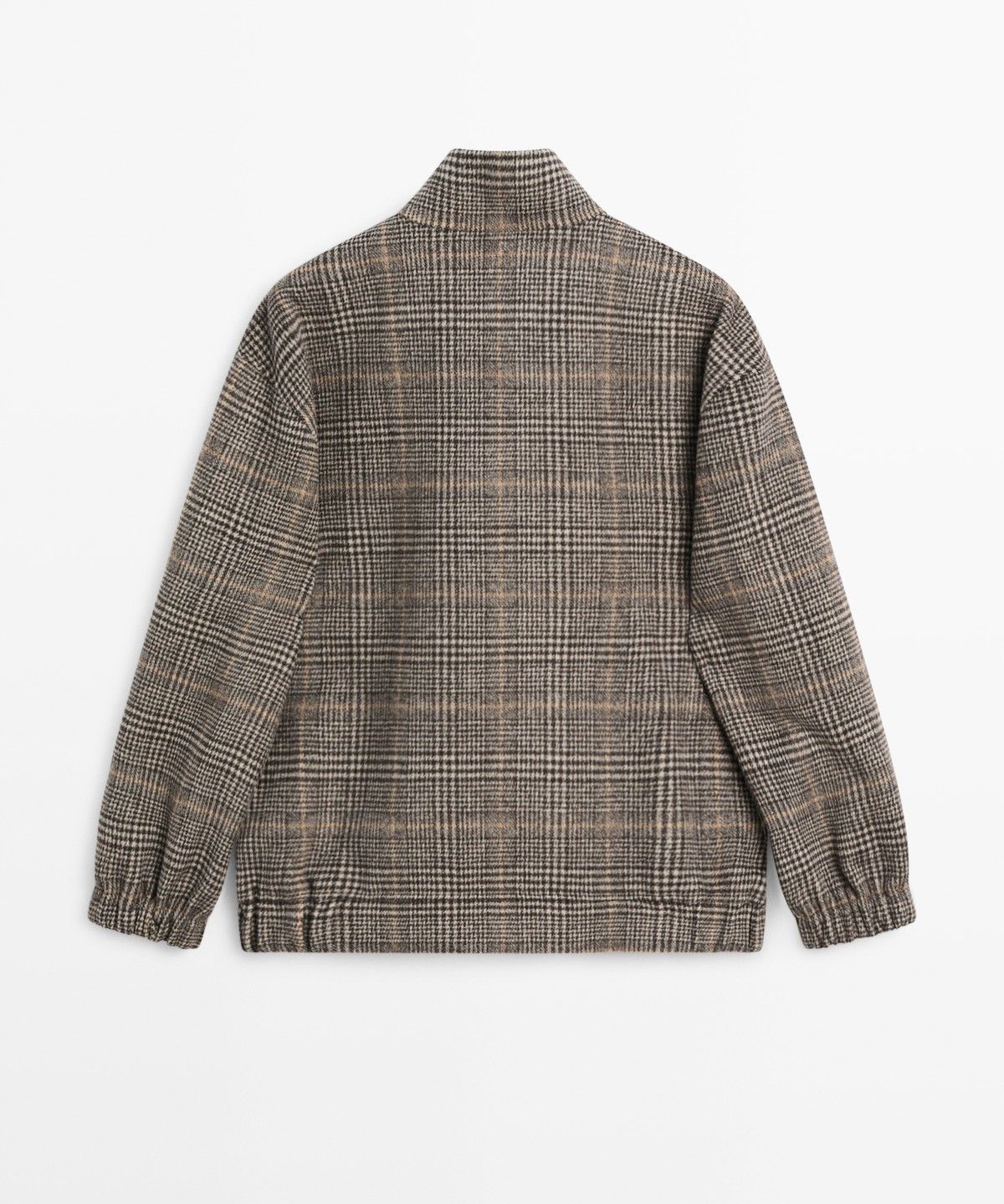 마시모두띠(MASSIMO DUTTI) 체크 봄버 자켓