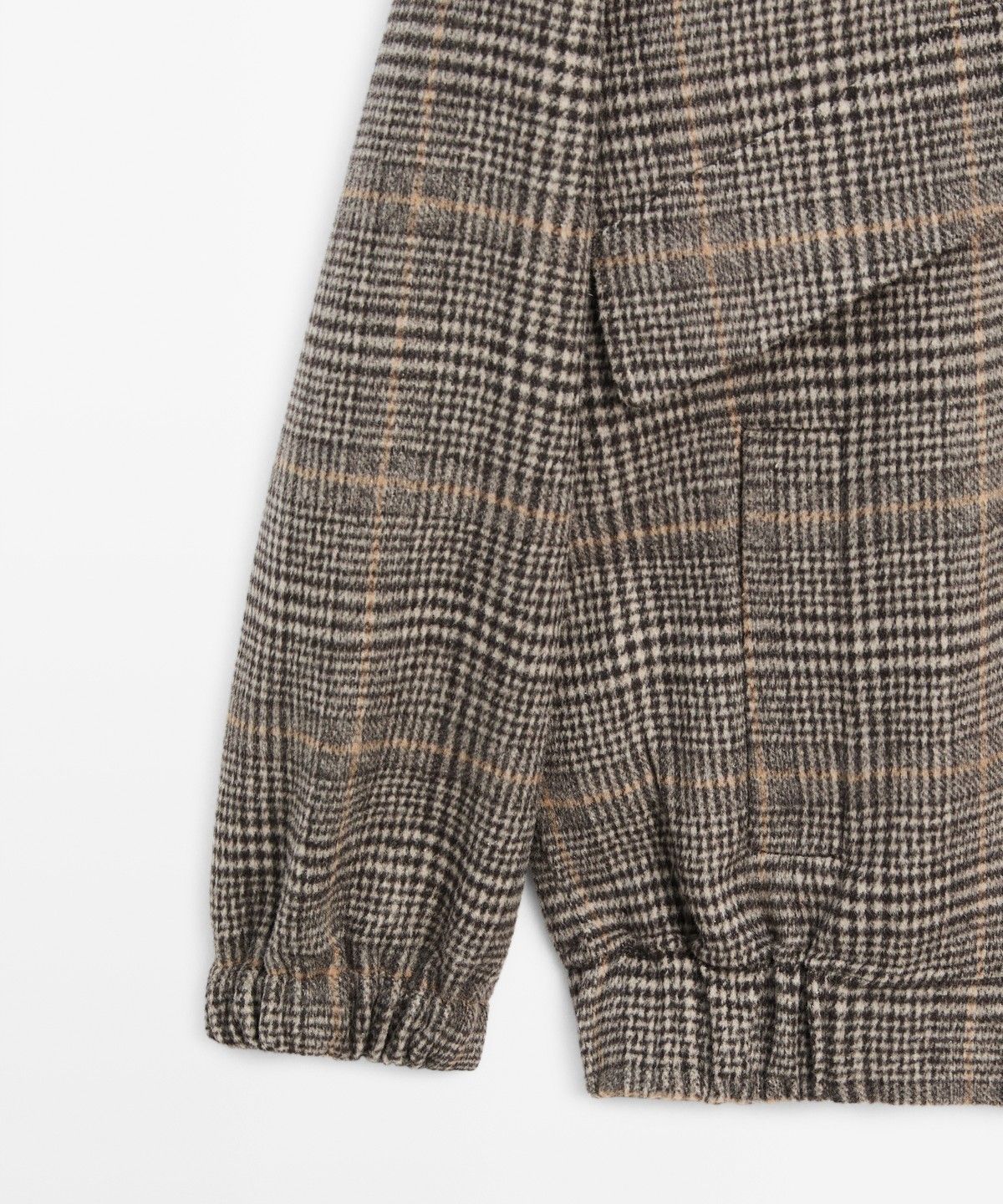 마시모두띠(MASSIMO DUTTI) 체크 봄버 자켓