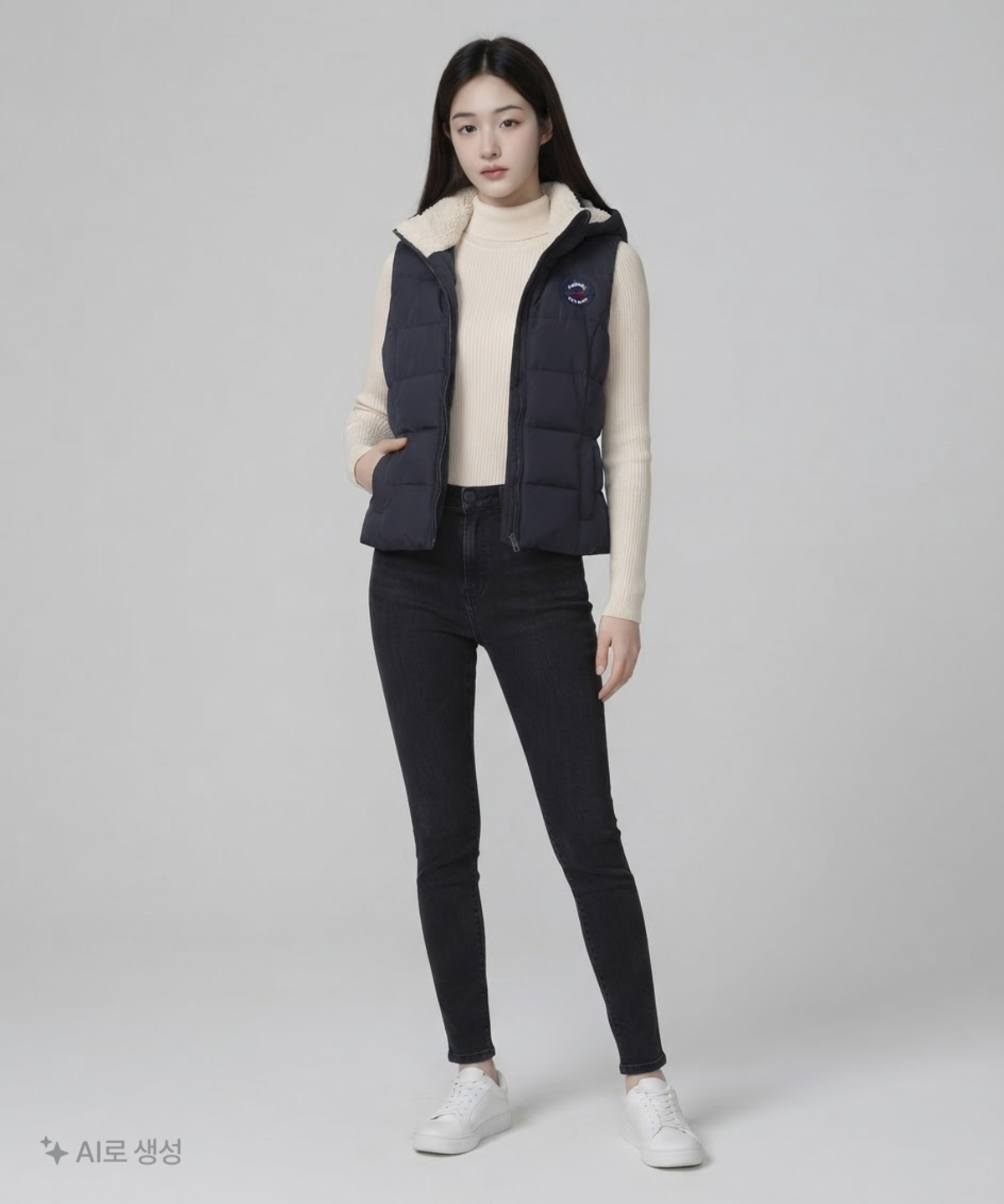 홀리스터(HOLLISTER) 패딩 베스트 S