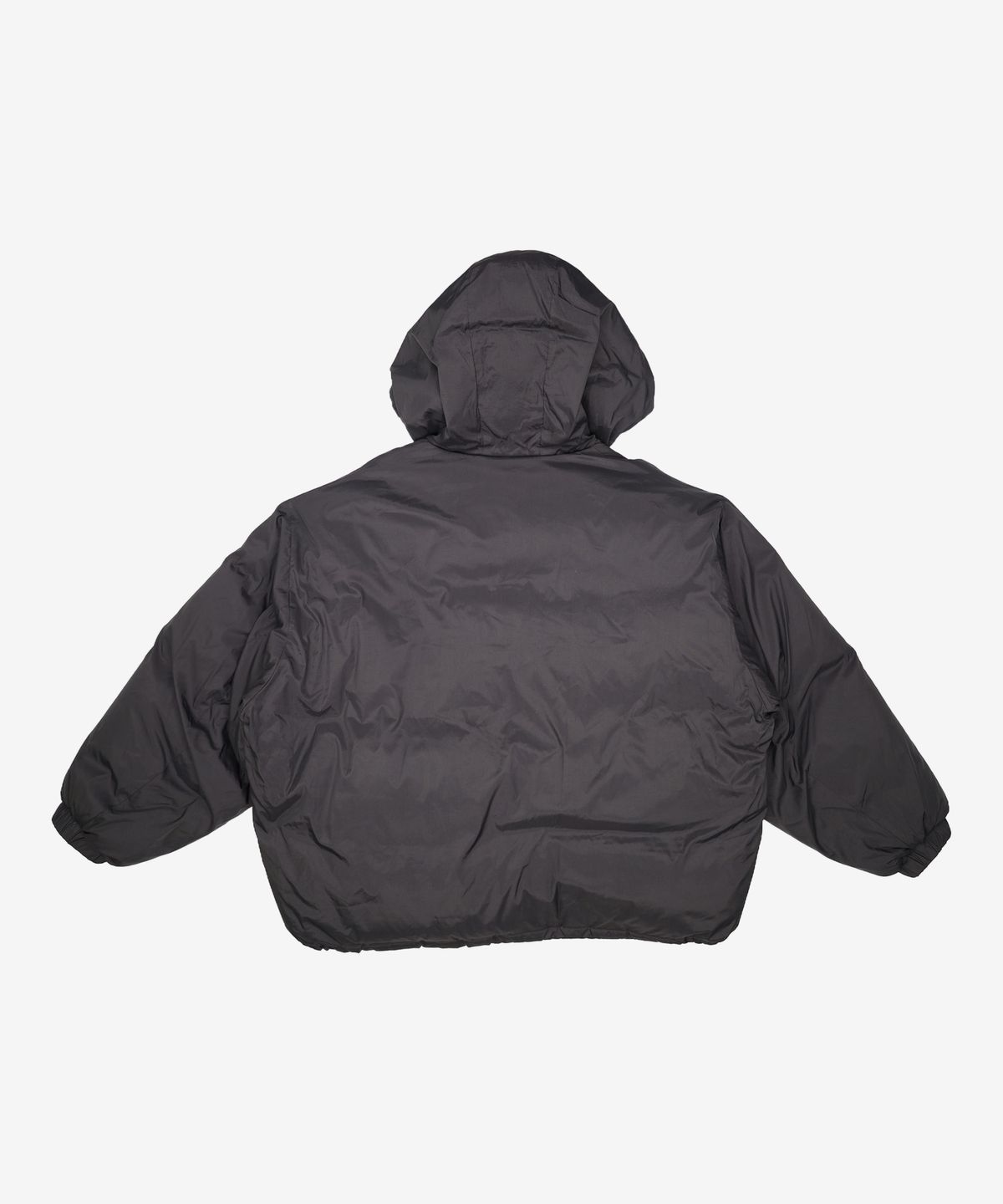 프리즘웍스(FRIZMWORKS) NYLON HOODED PUFFER DOWN PARKA _ BLACK XL