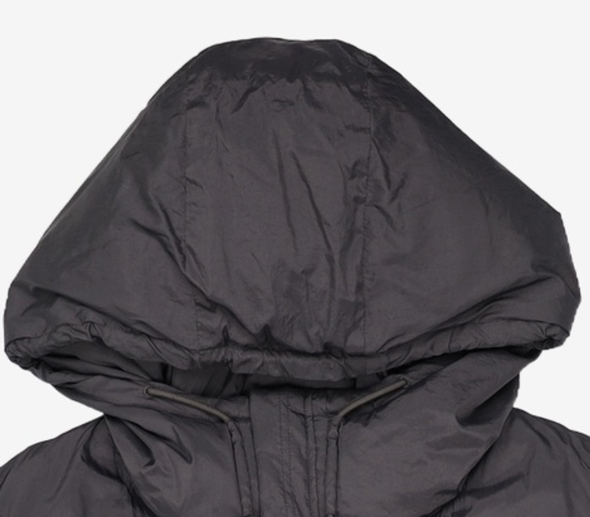 프리즘웍스(FRIZMWORKS) NYLON HOODED PUFFER DOWN PARKA _ BLACK XL