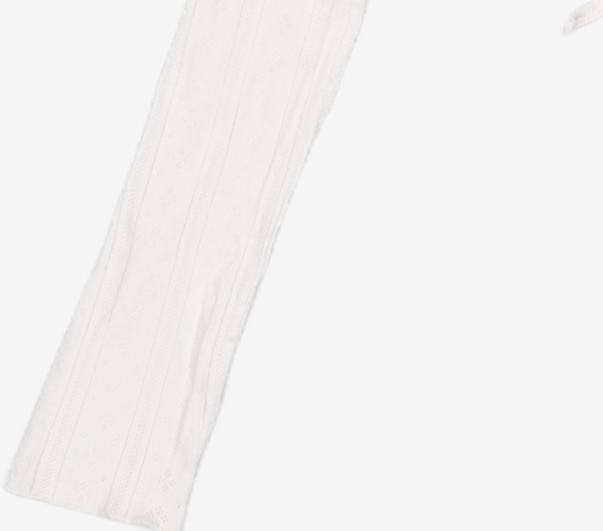 유희(YOUHEE) EYELET LONG SLEEVE WHITE FREE