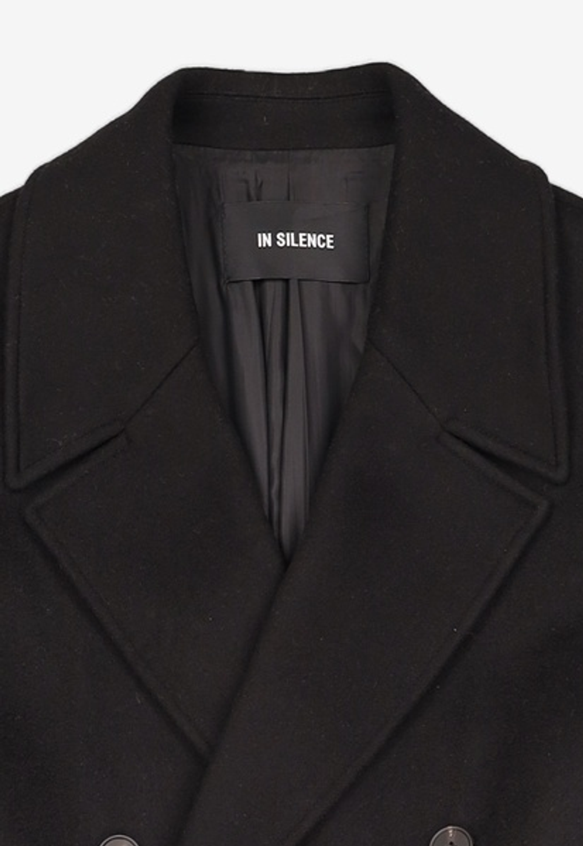인사일런스(INSILENCE) 캐시미어 더블 롱 코트 BEIGE CHECK L