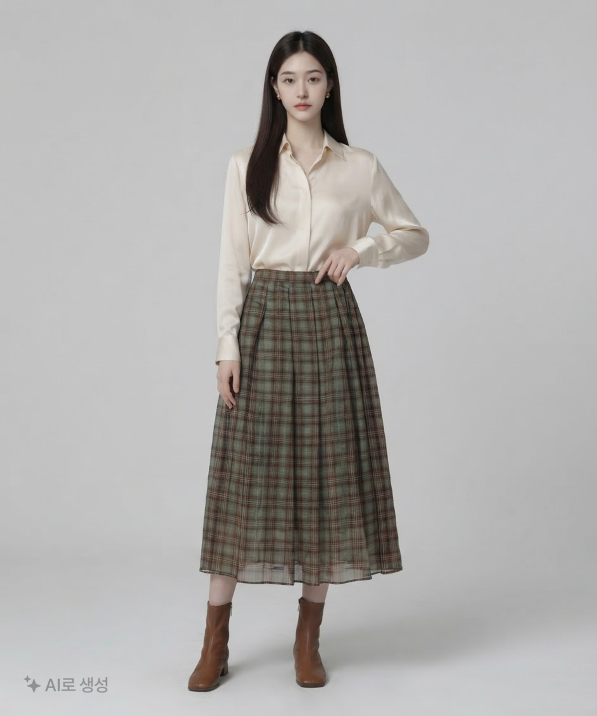 아스페시(ASPESI) 롱스커트 40