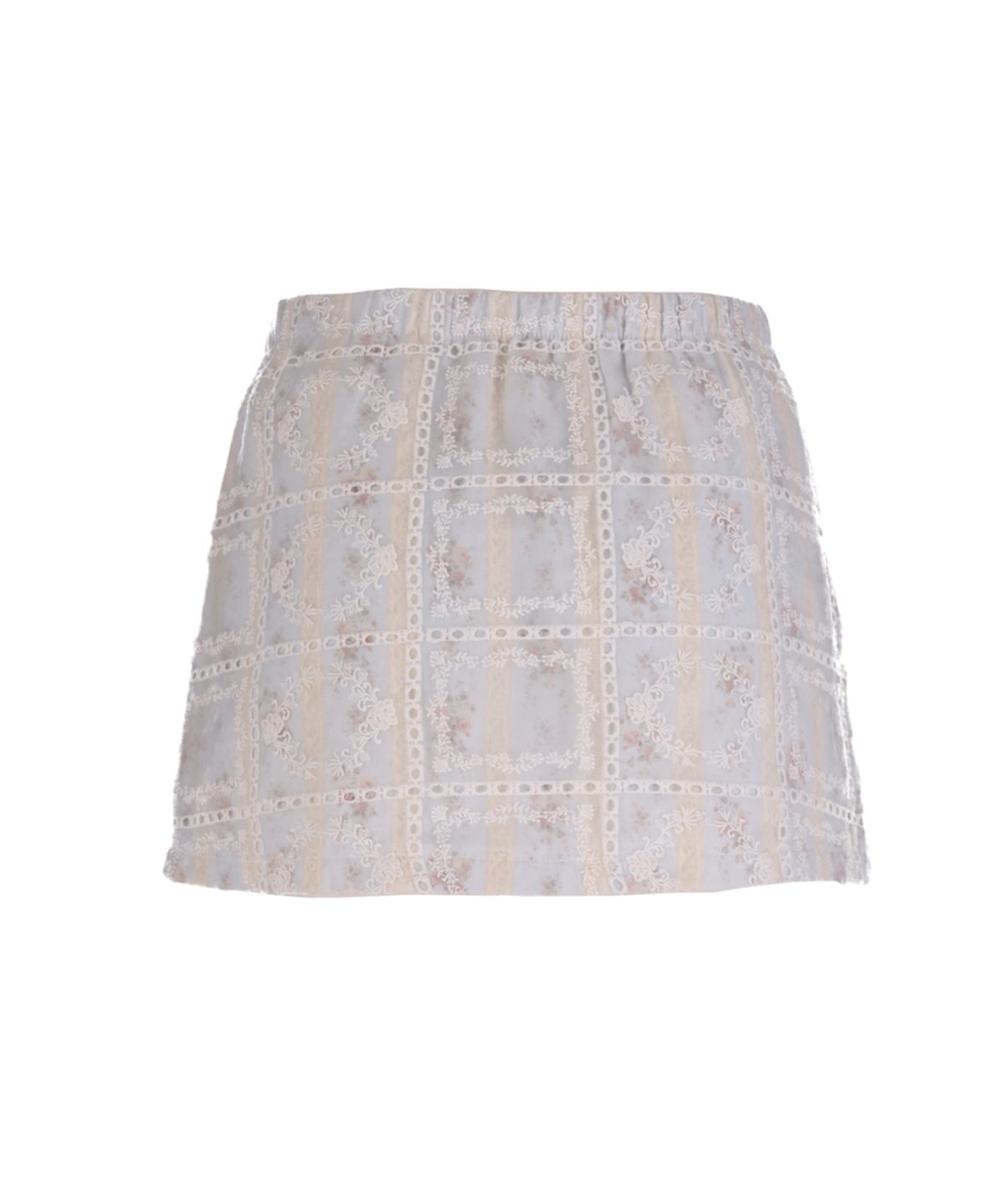 혼쿄(HONKYO) Button Layered Lacey Skort