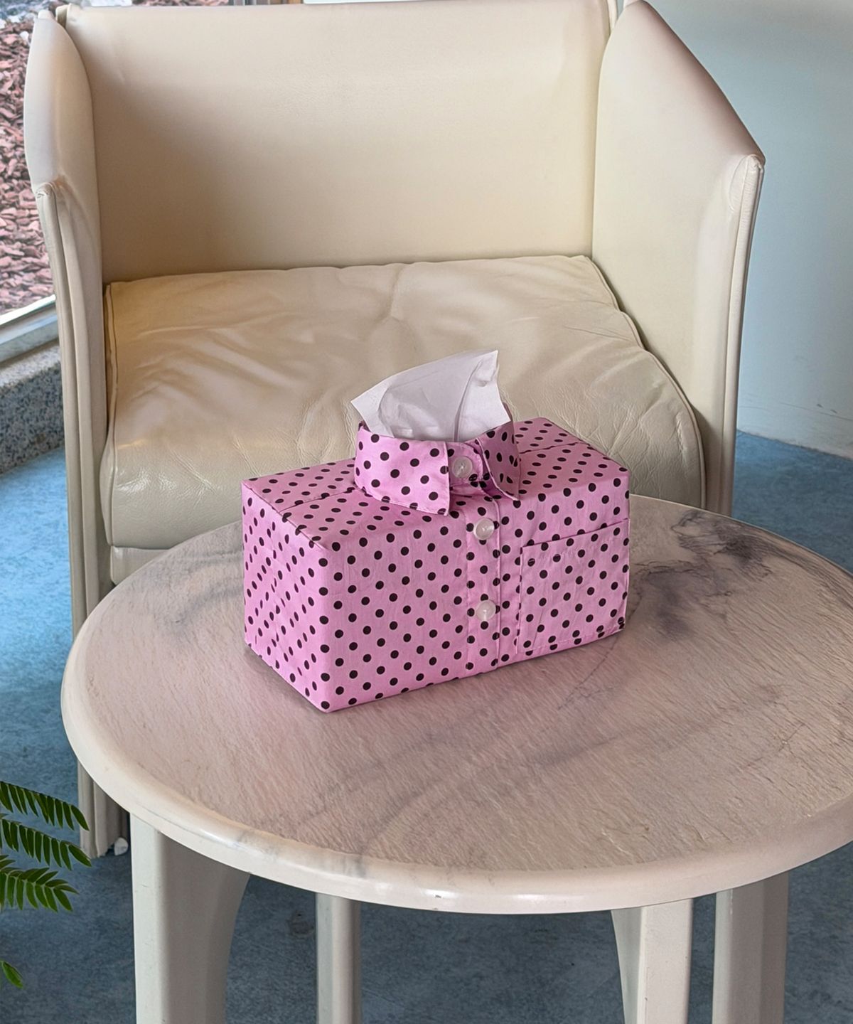 웰컴투씨씨씨(WELCOME TO CCC) Poket Shirt Tissue Case (Pink Dot)