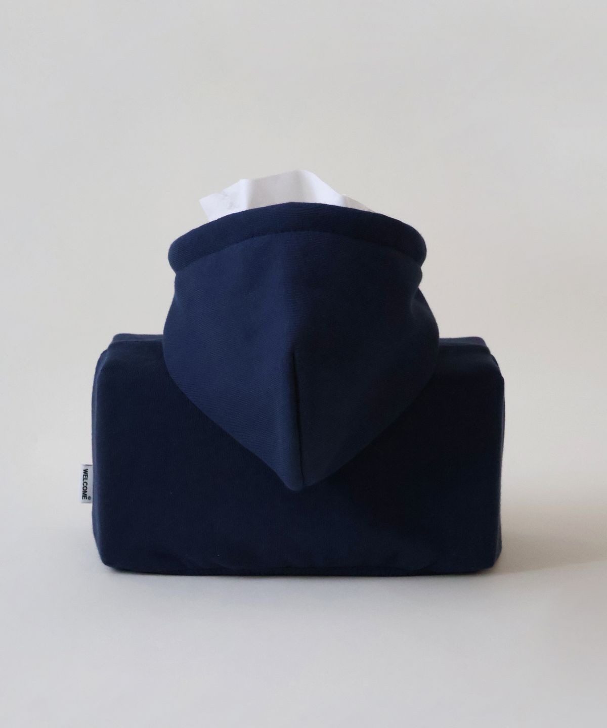 웰컴투씨씨씨(WELCOME TO CCC) Hoodie Buddy Tissue Case (Navy)