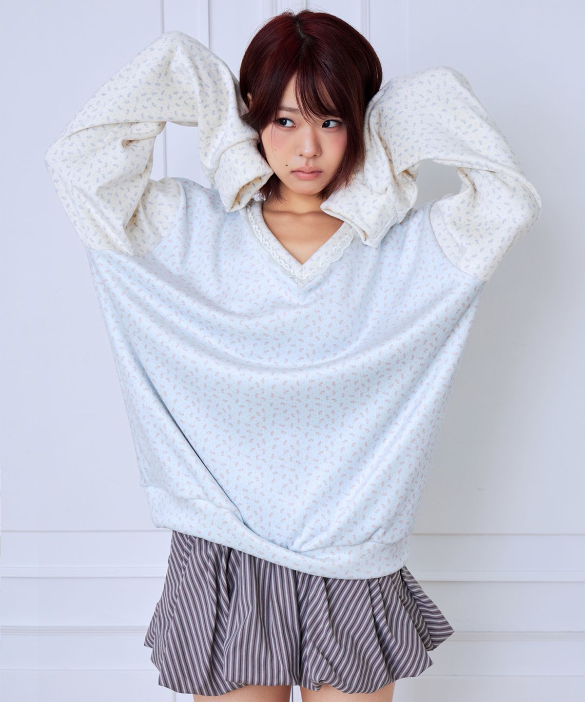 혼쿄(HONKYO) Cozy Mix Balloon Skirt