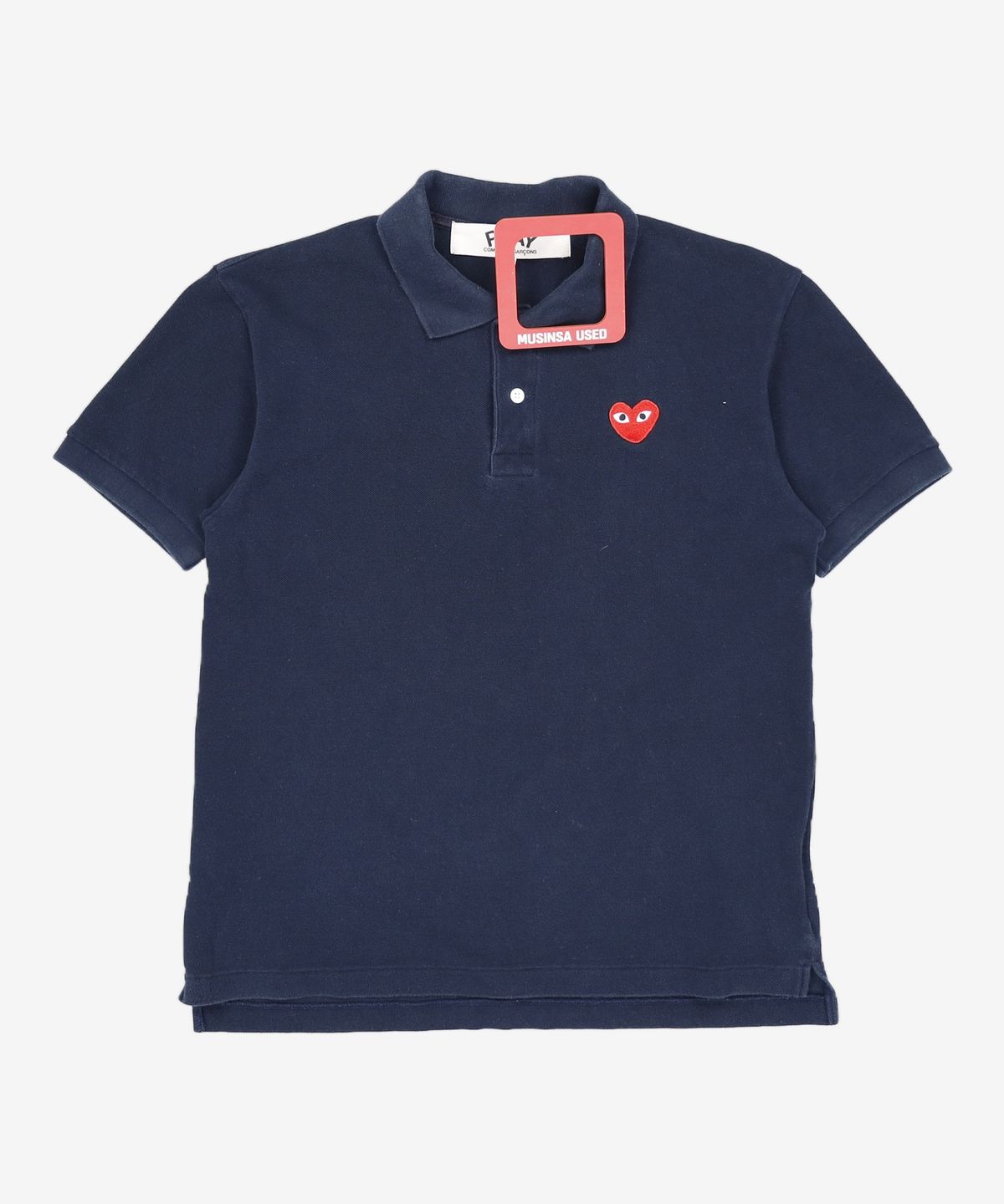 꼼데가르송 플레이(COMME DES GARCONS PLAY) 피케/카라 티셔츠 L