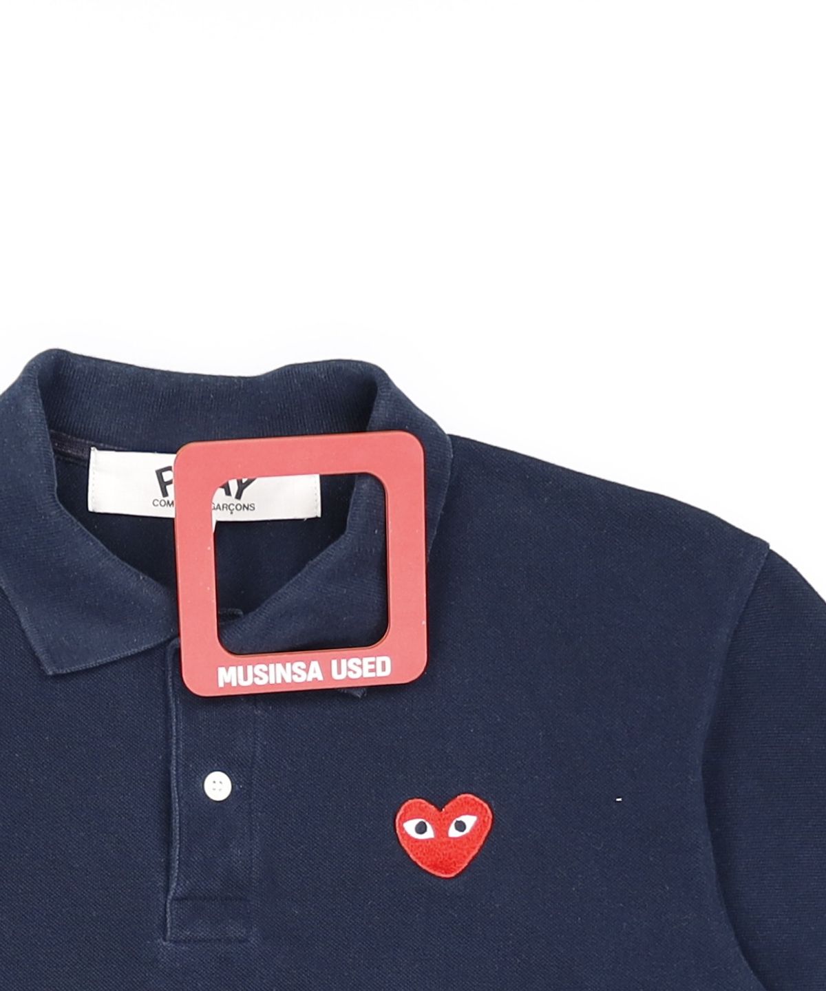 꼼데가르송 플레이(COMME DES GARCONS PLAY) 피케/카라 티셔츠 L