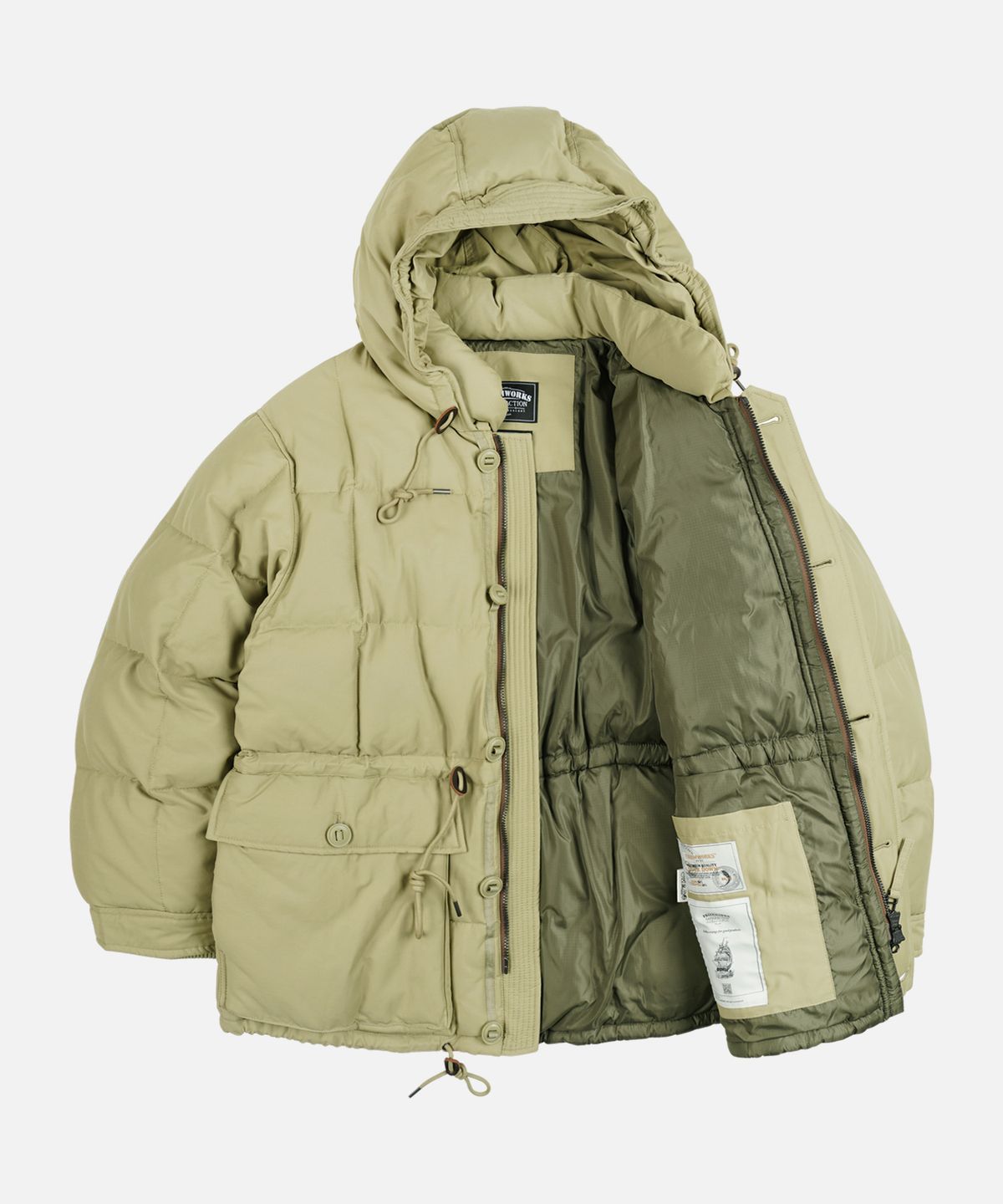 프리즘웍스(FRIZMWORKS) KARAKORAM DOWN PARKA 005 _ KHAKI BEIGE