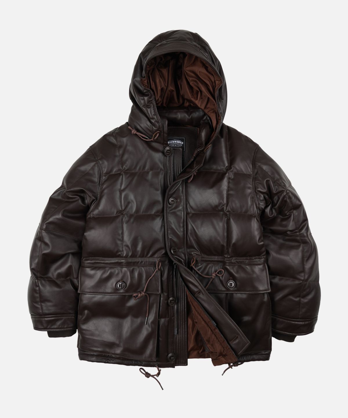 프리즘웍스(FRIZMWORKS) LAMBSKIN KARAKORAM GOOSE DOWN PARKA _ BROWN