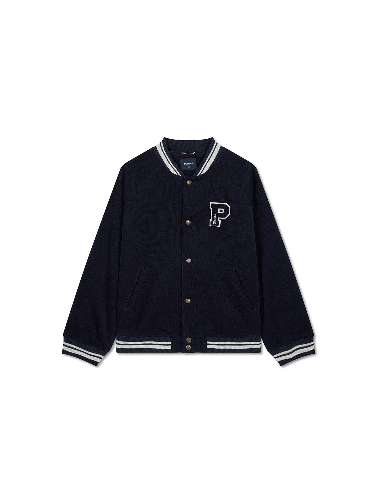 폴햄키즈(POLHAM KIDS) 공용 코듀로이 바시티 패딩 점퍼_PKG4JP3030