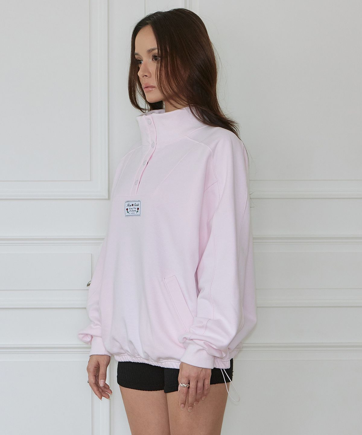 로제프란츠(ROSEFRANTZ) Anorak Pullover Sweatshirt [Pink]