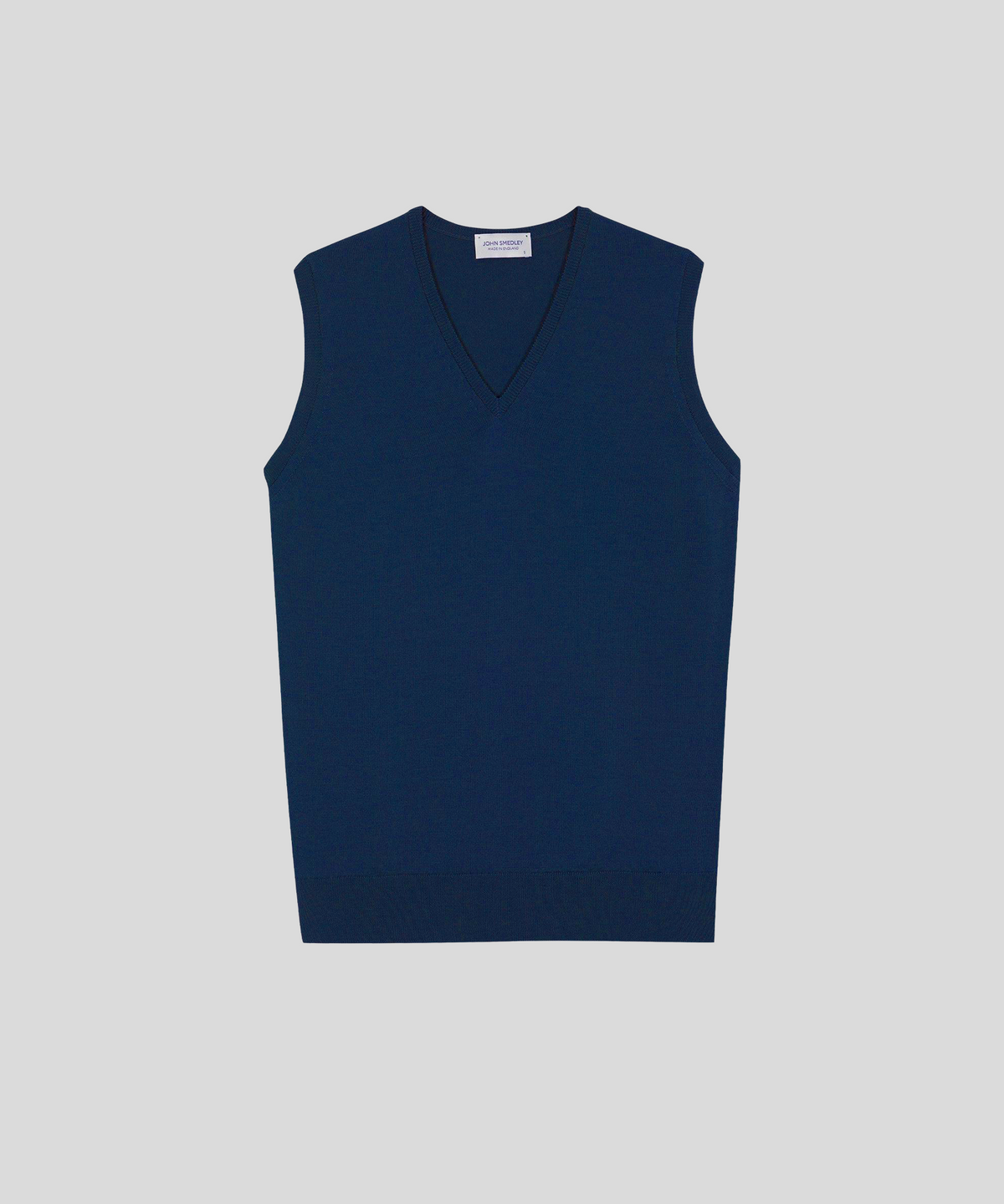존 스메들리(JOHN SMEDLEY) HADFIELD Extra Fine Merino Wool Standard Fit V-Neck Vest Heritage-1, 8 Colors