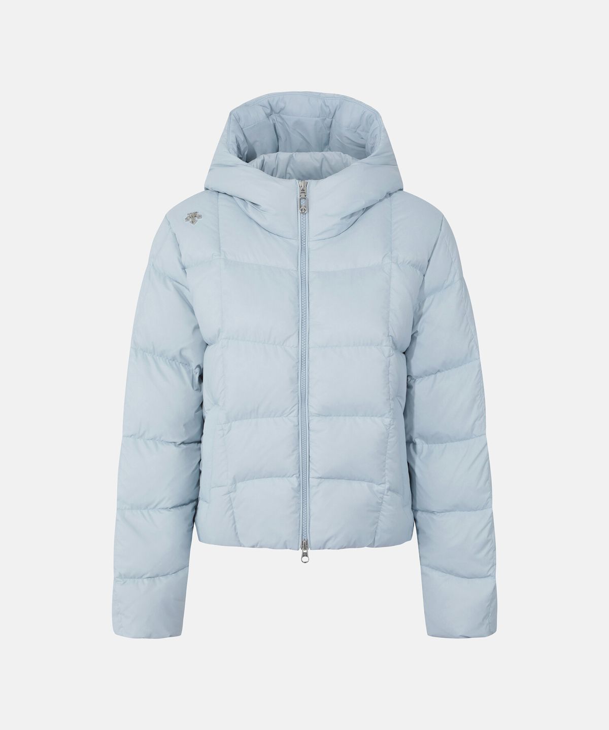 데상트(DESCENTE) 여성 퀼팅 중경량 다운 자켓 스카이 블루 SR422SDJO7