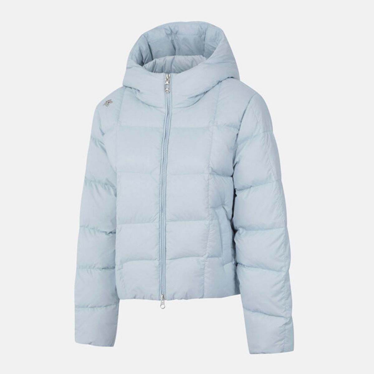 데상트(DESCENTE) 여성 퀼팅 중경량 다운 자켓 스카이 블루 SR422SDJO7