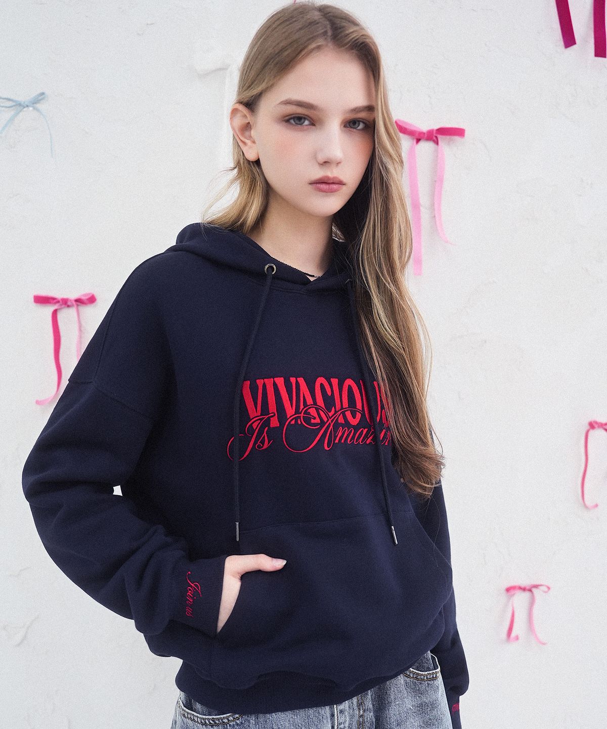 비바셔스(VIVACIOUS) Amazing Hoody_5COL