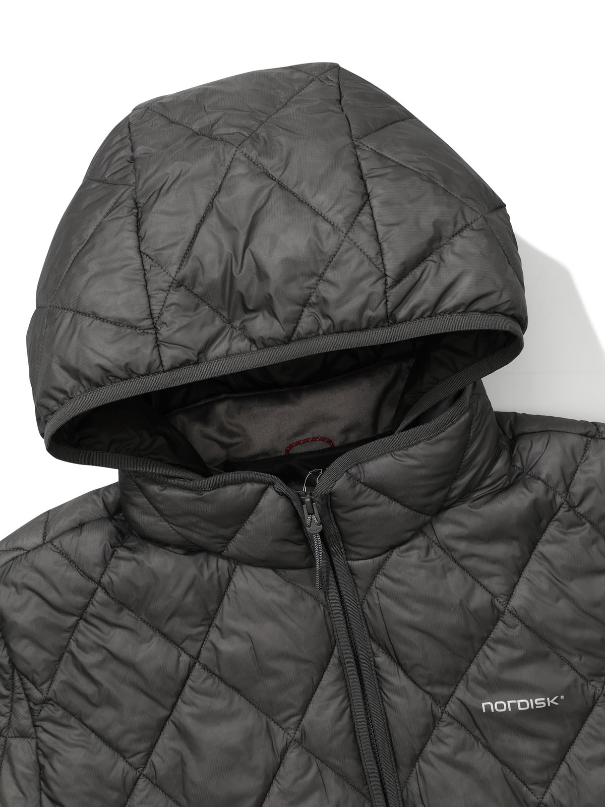 노르디스크(NORDISK) [HYGGE HIKE] 프리마로프트 경량 패딩 후디 자켓 - U_Dark Grey_OUW26173C6