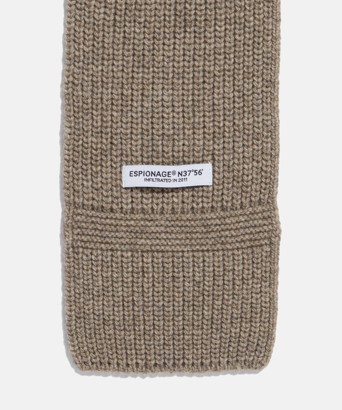 에스피오나지(ESPIONAGE) Miller Wool Blend Knit Muffler Dust