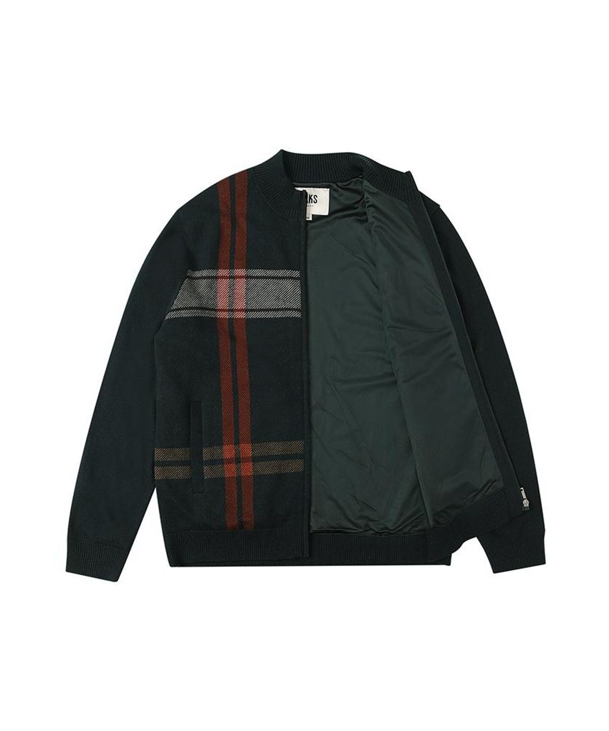 닥스셔츠(DAKS SHIRTS) 울혼방 가디건 레귤러핏 그린_DLW3SWZU411E1