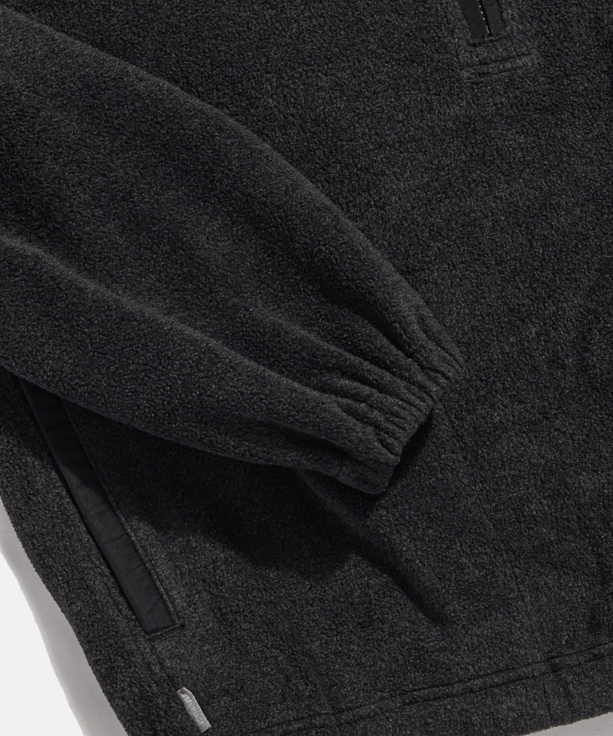 에스피오나지(ESPIONAGE) Expl. Quarter Zip Fleece Pullover Dark Grey