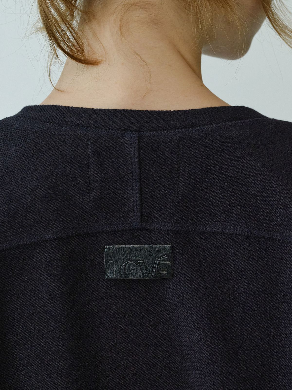 엘씨브이(LCVE) BUTTON BLUSON JUMPER_NAVY