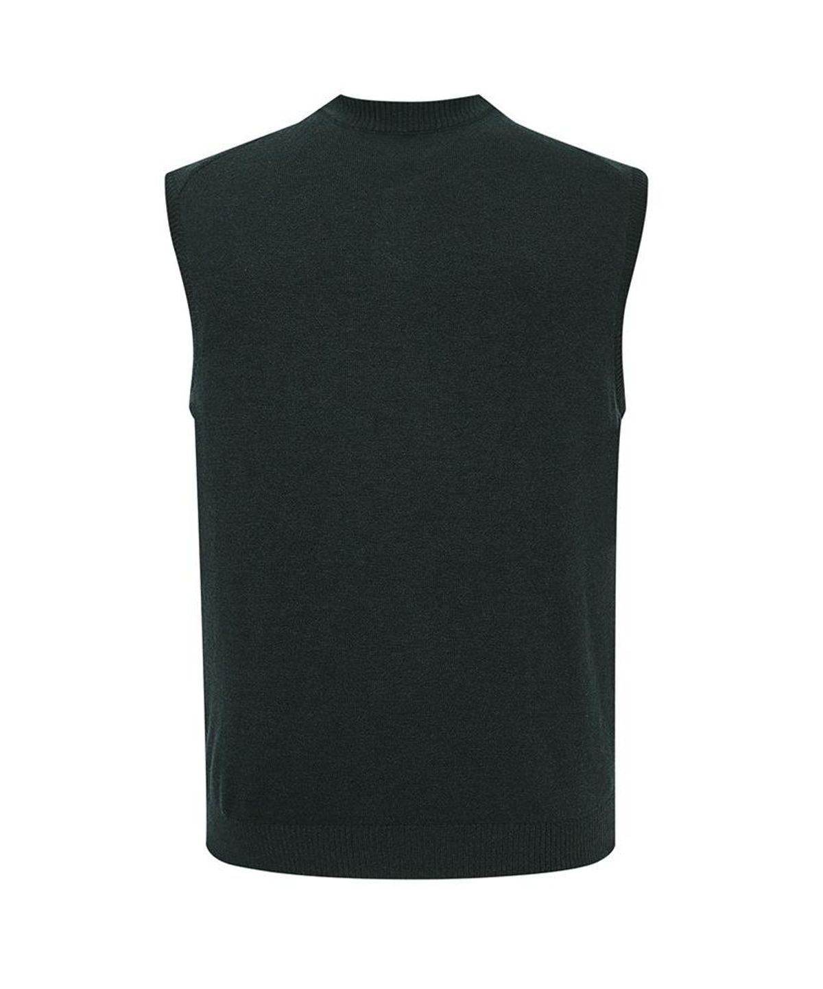 닥스셔츠(DAKS SHIRTS) 울100 헨리넥베스트 레귤러핏 그린_DMW1SWVE101E1