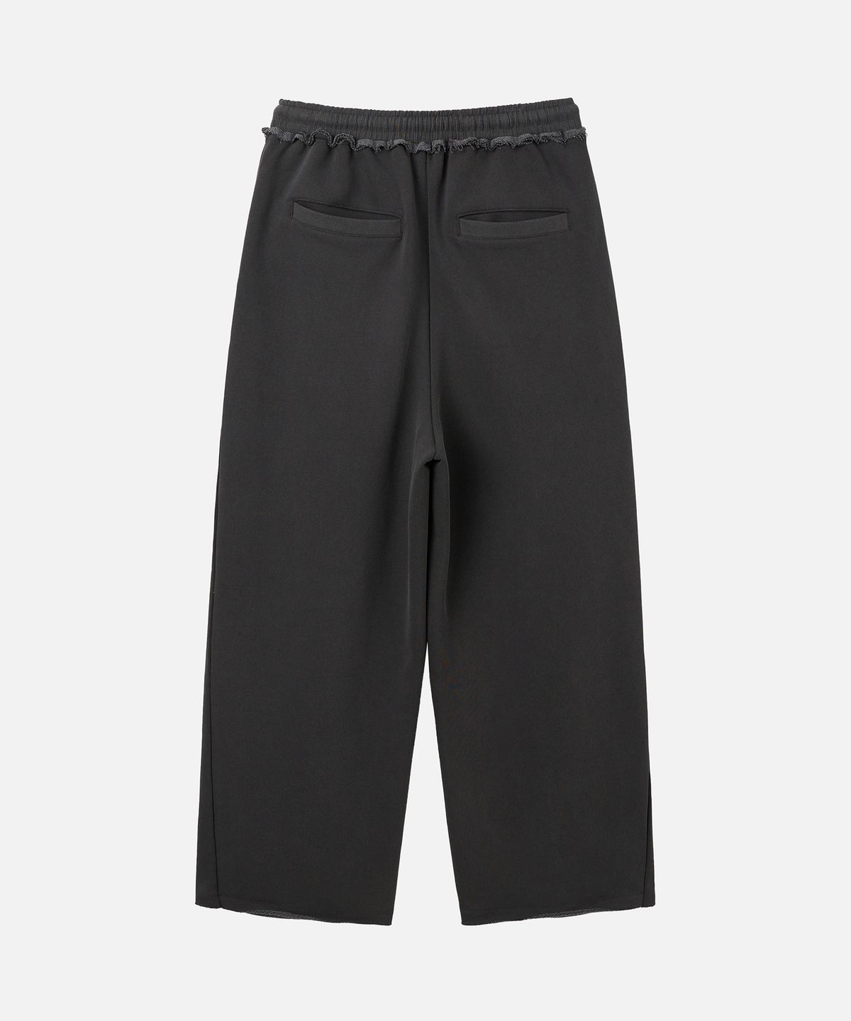 에르에르(ERER) Vintage Logo Applique Sweatpants Charcoal