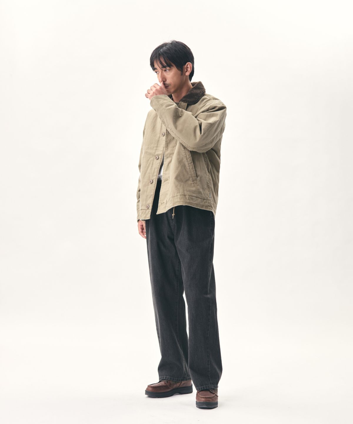 에스피오나지(ESPIONAGE) Insulated N-1 Deck Jacket Tan