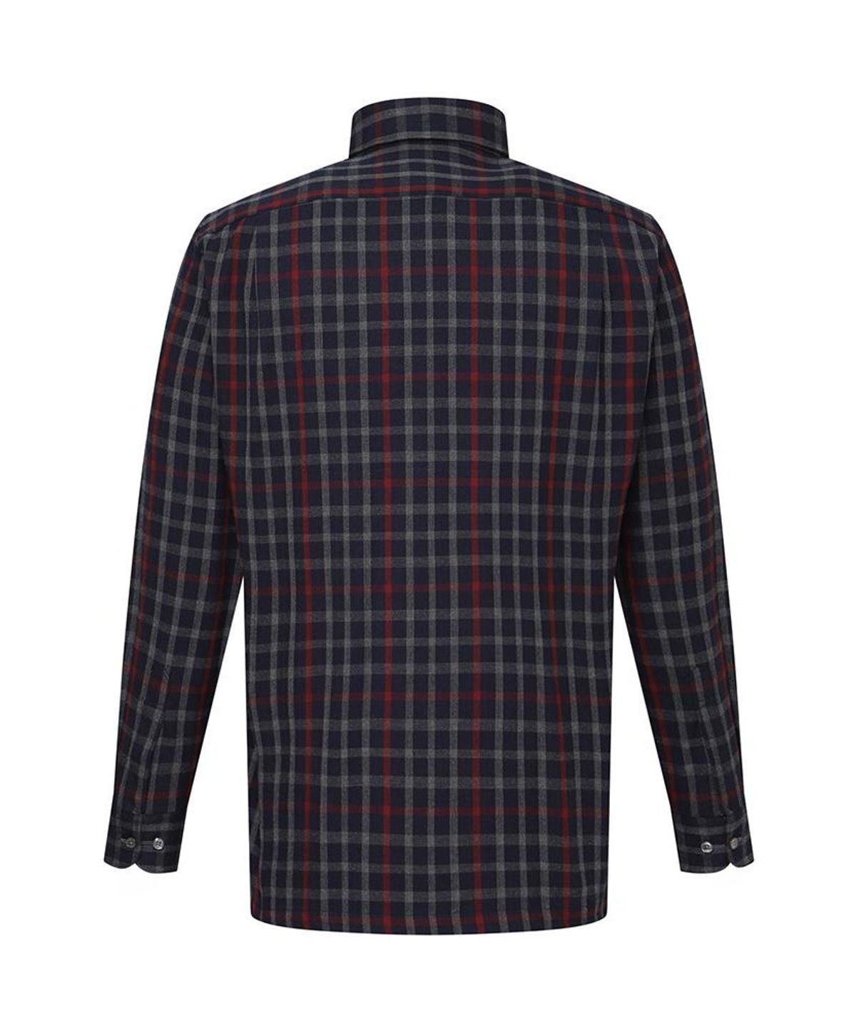 닥스셔츠(DAKS SHIRTS) 노케어 폴리혼방 미듐체크셔츠 레귤러핏 네이비_DMW1SHCL140N1