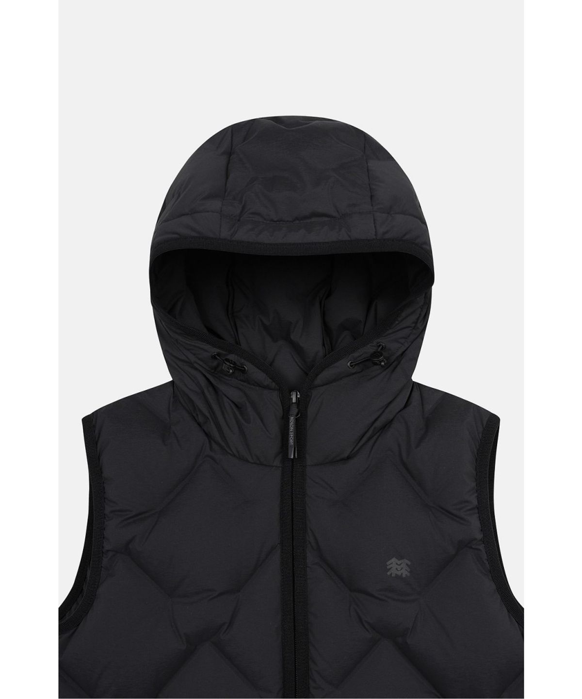 코오롱스포츠(KOLON SPORT) 여성 솟솟 크롭 후드 튜브다운 다운베스트 TVVAW26502BLK