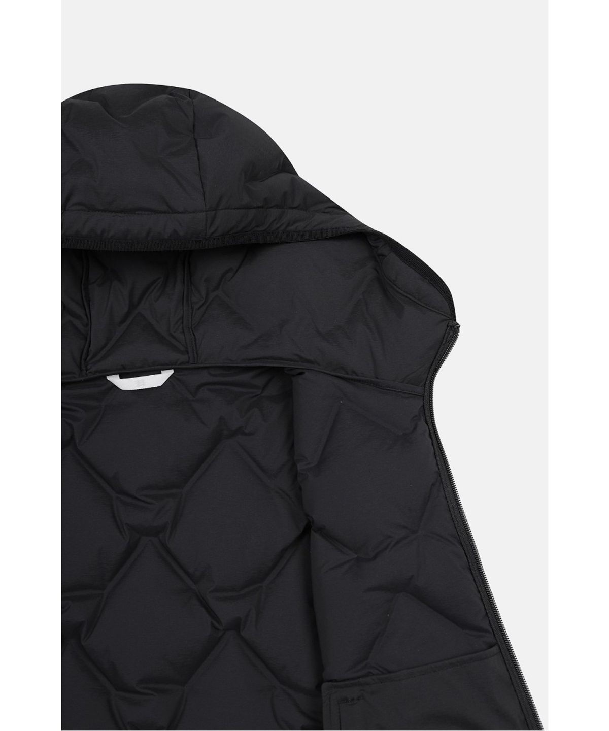 코오롱스포츠(KOLON SPORT) 여성 솟솟 크롭 후드 튜브다운 다운베스트 TVVAW26502BLK