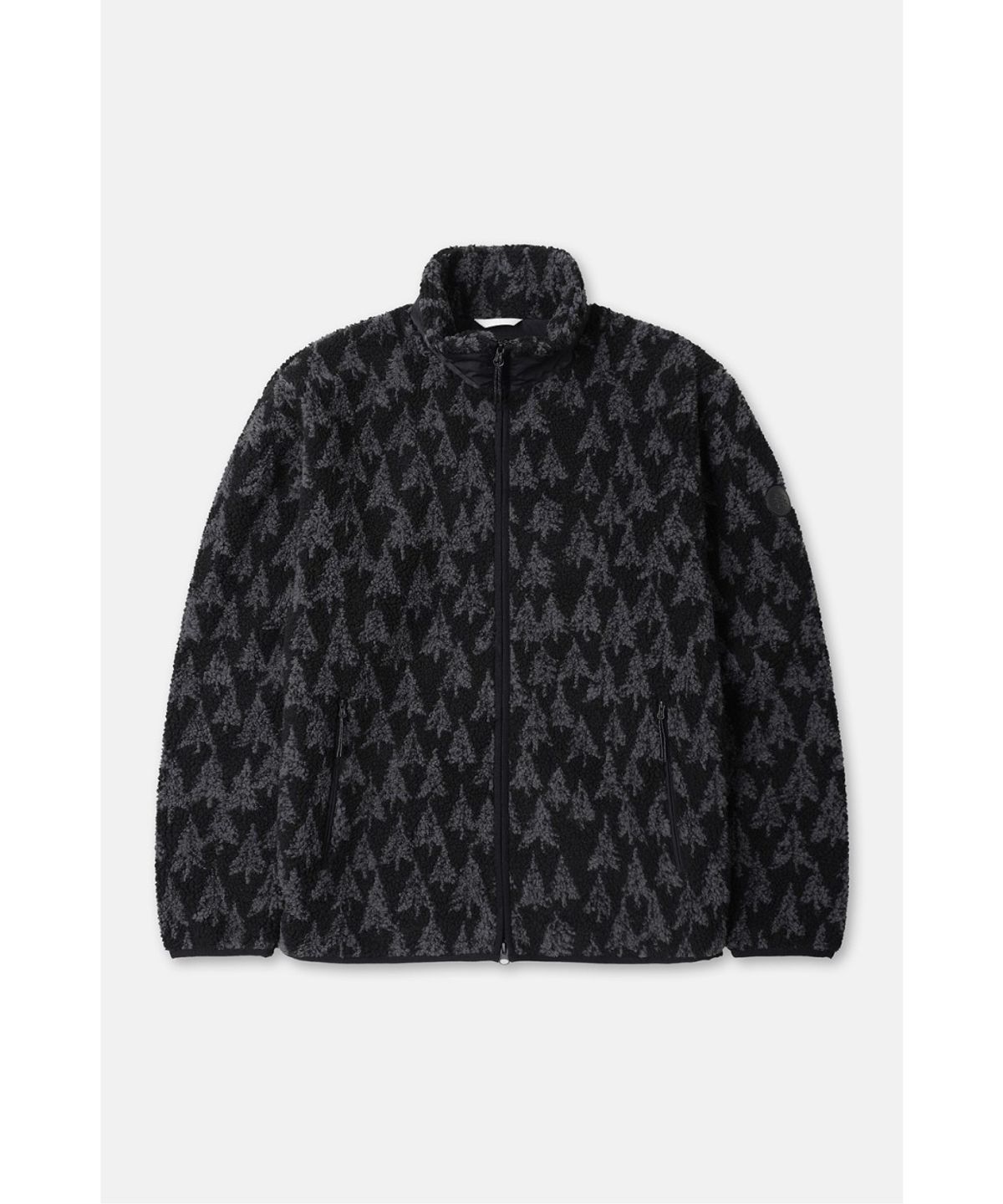 코오롱스포츠(KOLON SPORT) 남성 솟솟 자카드 플리스 재킷 TLJFW26531BLK