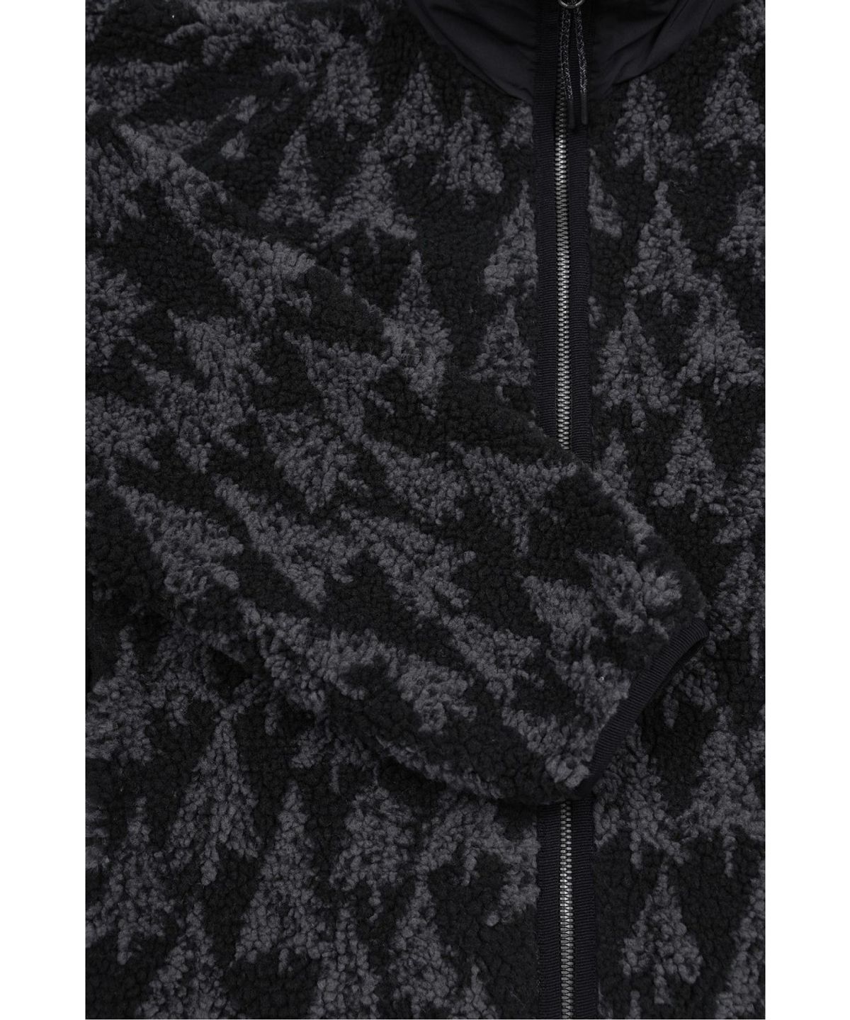코오롱스포츠(KOLON SPORT) 여성 솟솟 자카드 플리스 재킷 TVJFW26542BLK