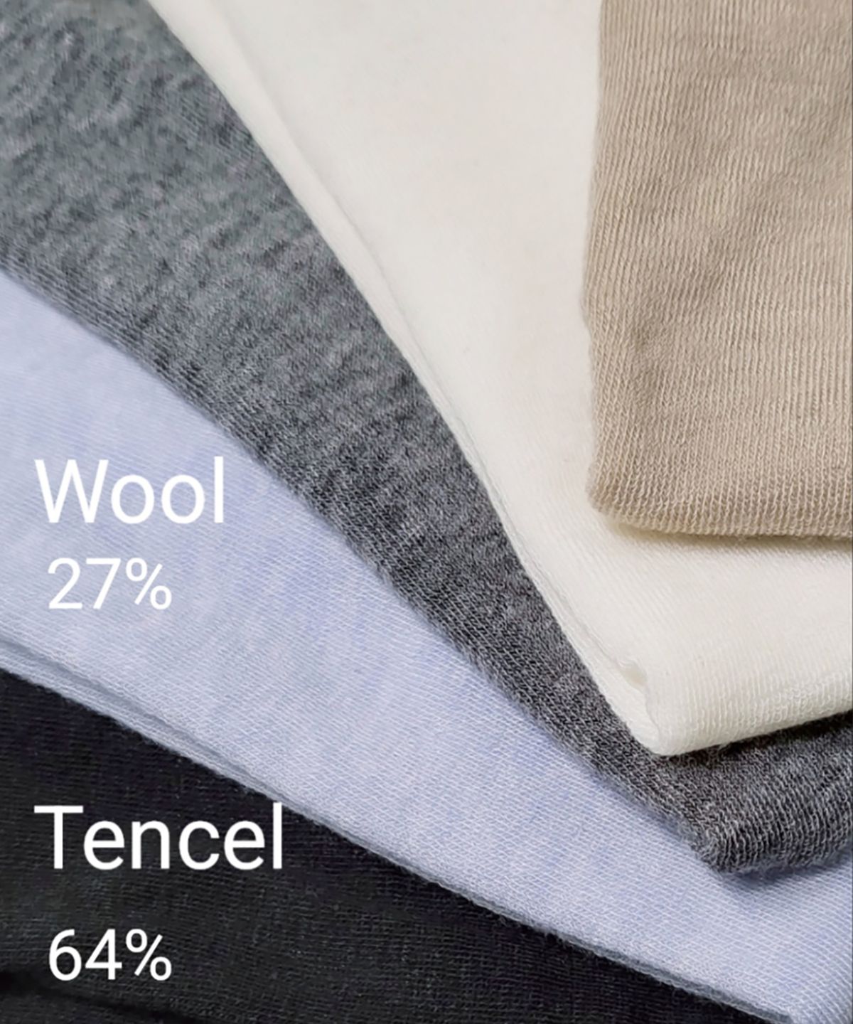 이브(YIV) Wool Tencel Basic T shirts