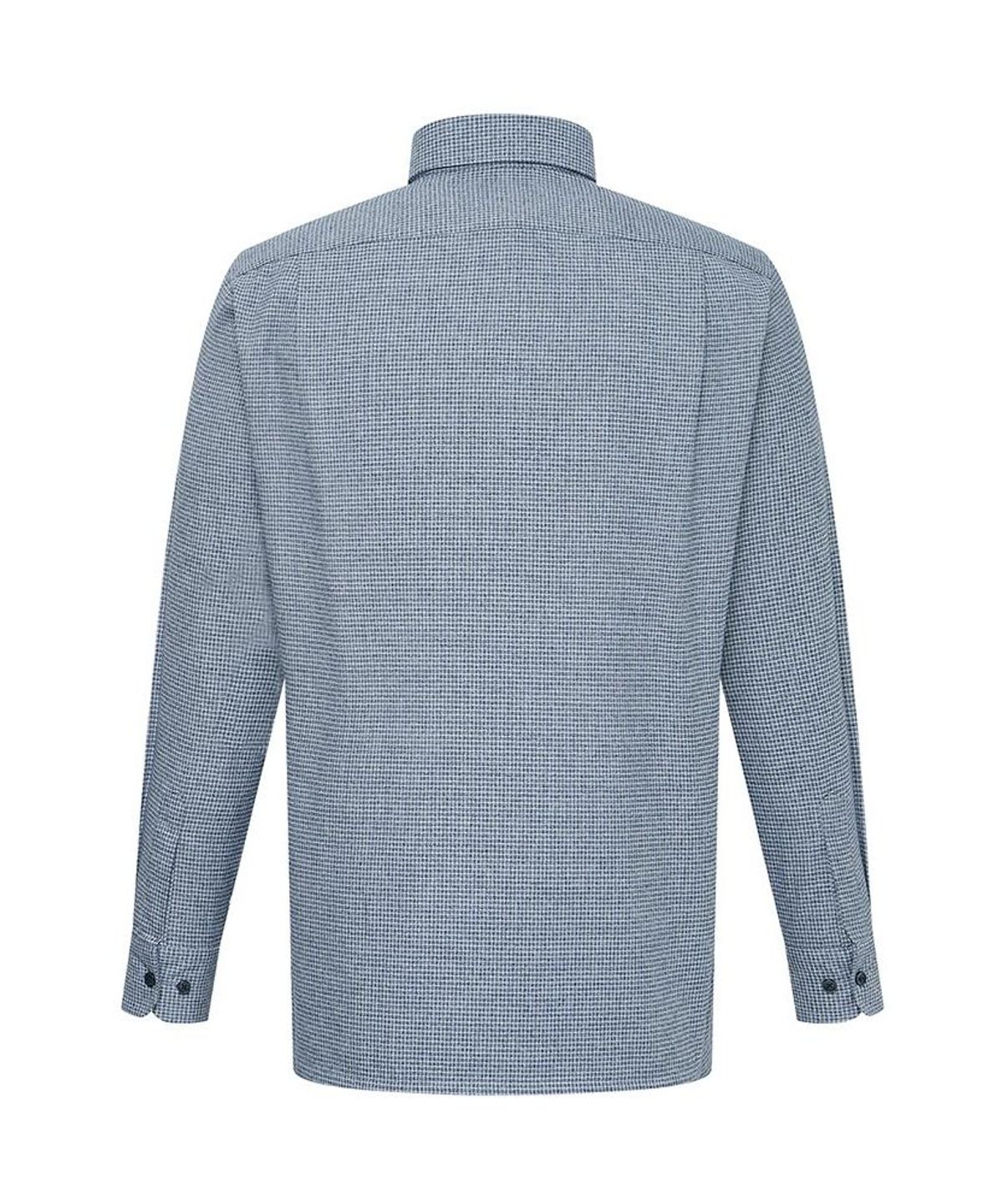 닥스셔츠(DAKS SHIRTS) 노케어 폴리혼방 스몰체크셔츠 레귤러핏 블루_DMW1SHCL122B1