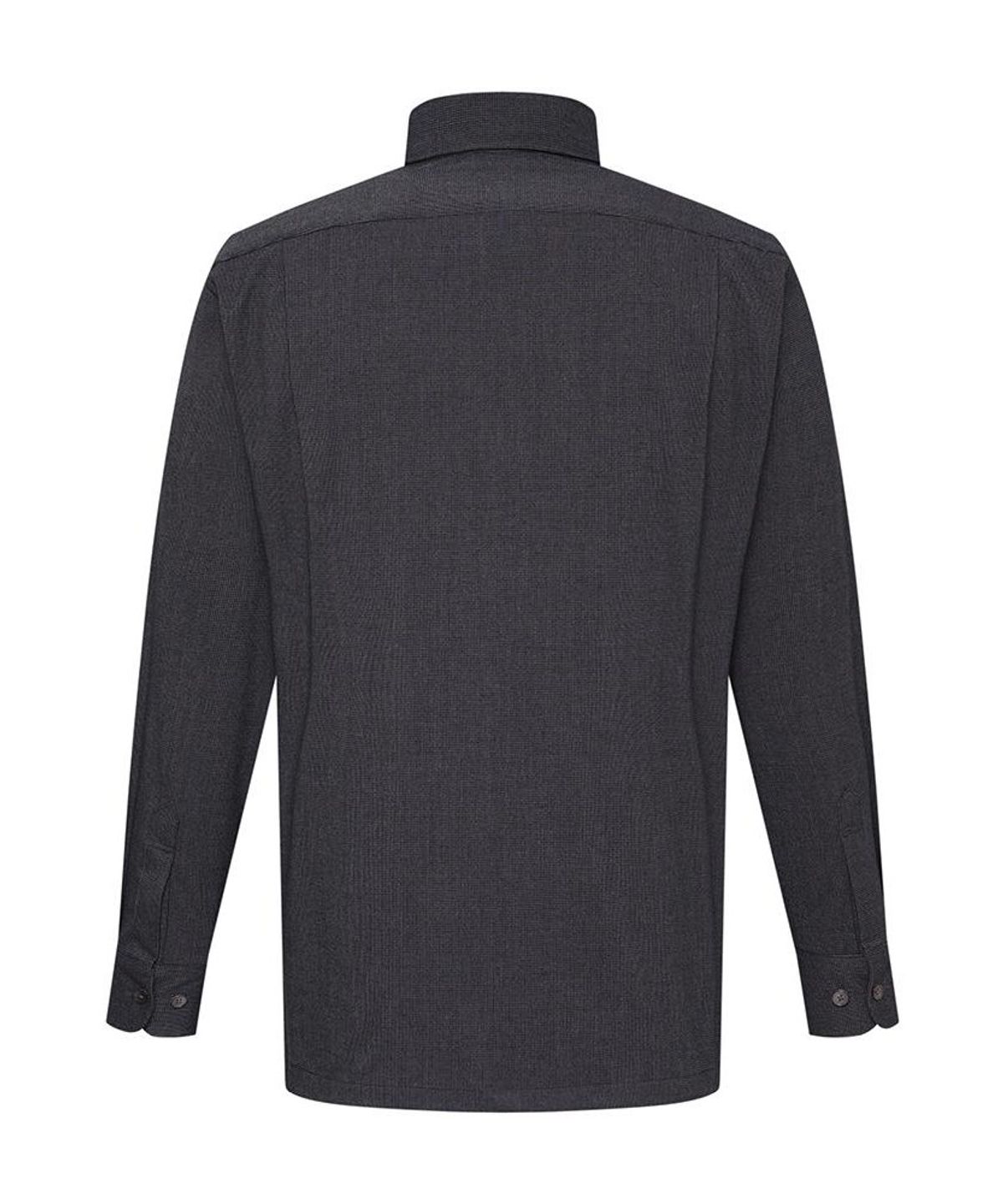 닥스셔츠(DAKS SHIRTS) 노케어 폴리혼방 스몰체크셔츠 레귤러핏 네이비_DMW1SHCL123N1