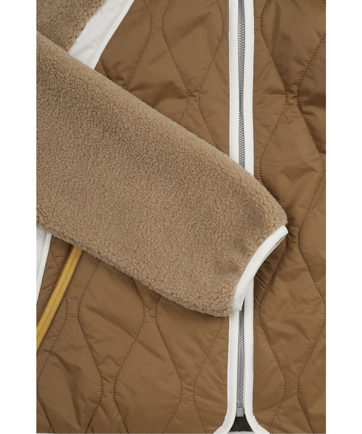 코오롱스포츠(KOLON SPORT) 여성 플리스 스탠드넥 컬러블록 재킷 (SET-UP) TVJFW26532CAM