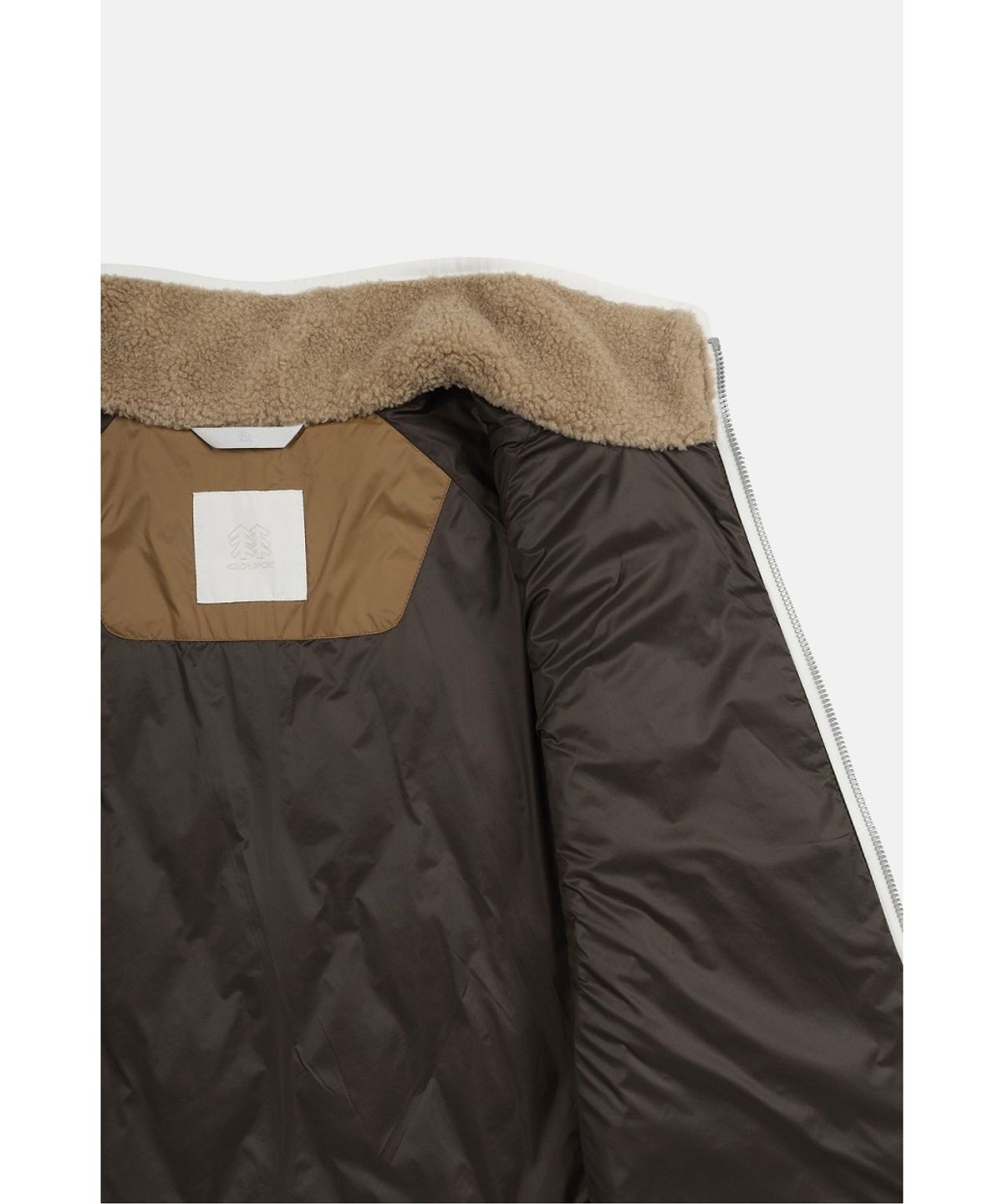코오롱스포츠(KOLON SPORT) 여성 플리스 스탠드넥 컬러블록 재킷 (SET-UP) TVJFW26532CAM
