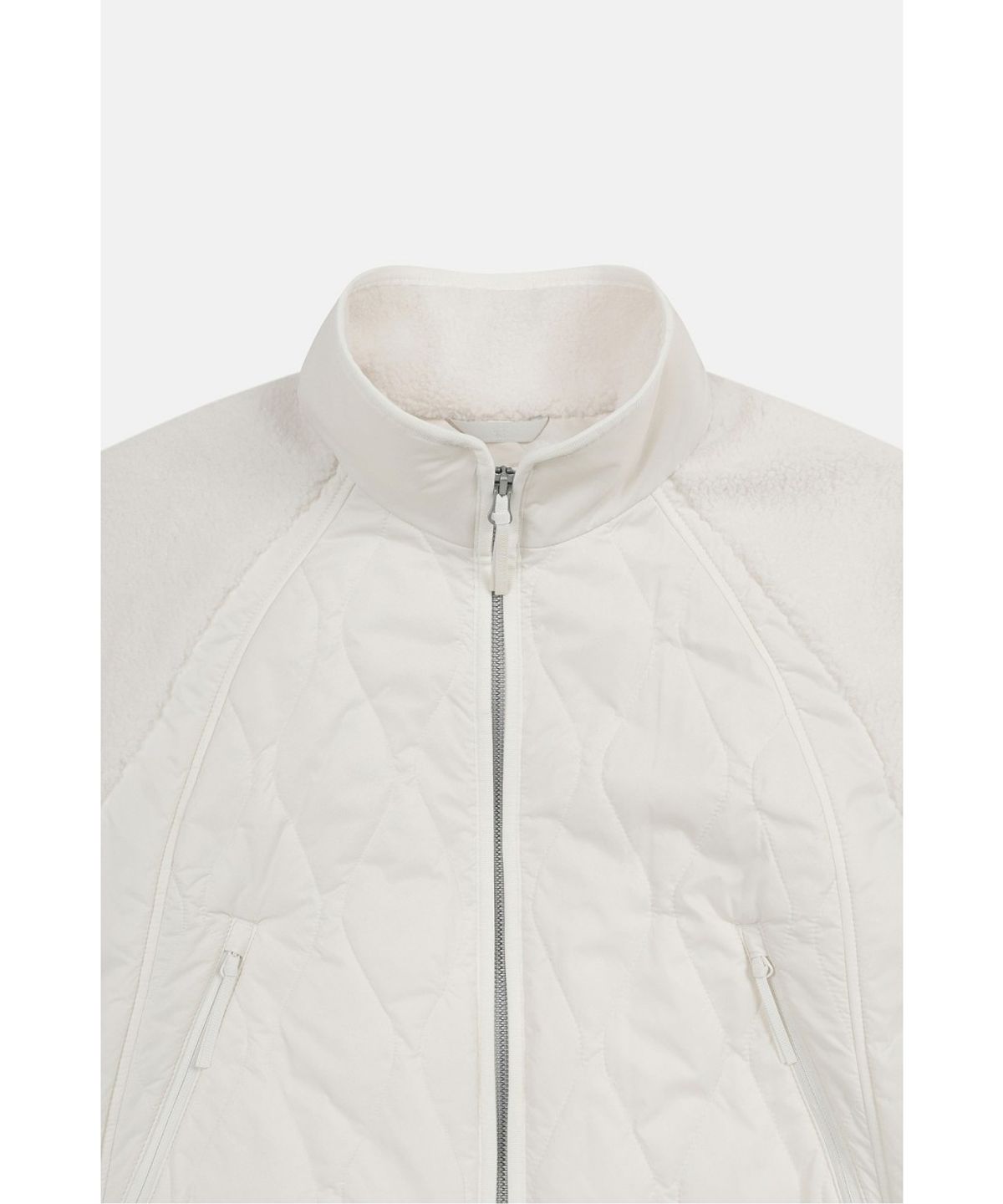 코오롱스포츠(KOLON SPORT) 여성 플리스 스탠드넥 컬러블록 재킷 (SET-UP) TVJFW26532CRE