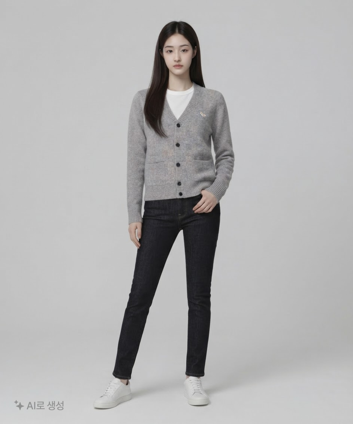 메종 키츠네(MAISON KITSUNE) 카디건 M