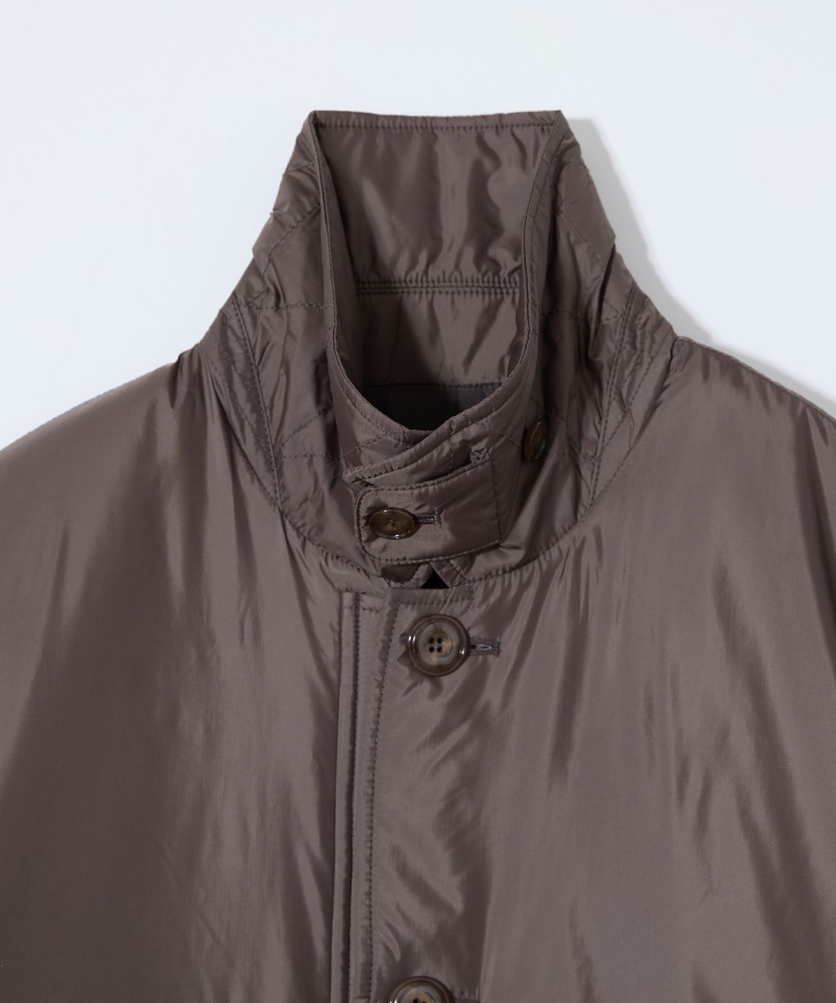 홀리선(HORLISUN) Basel Padding Half Coat Spain Olive