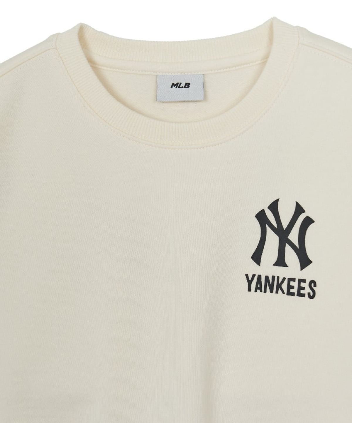 엠엘비 키즈(MLB KIDS) 스트릿 드로잉 베어 기모 맨투맨 NY (Cream)