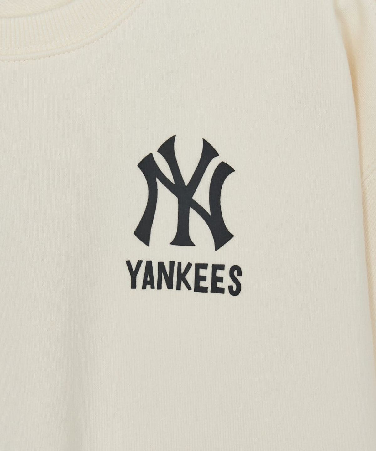 엠엘비 키즈(MLB KIDS) 스트릿 드로잉 베어 기모 맨투맨 NY (Cream)