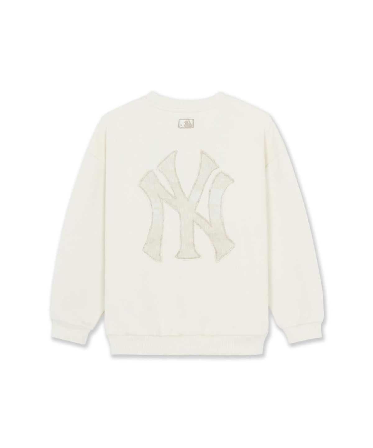 엠엘비 키즈(MLB KIDS) 스트릿 모노그램 카모 빅럭스 기모 맨투맨 NY (Cream)