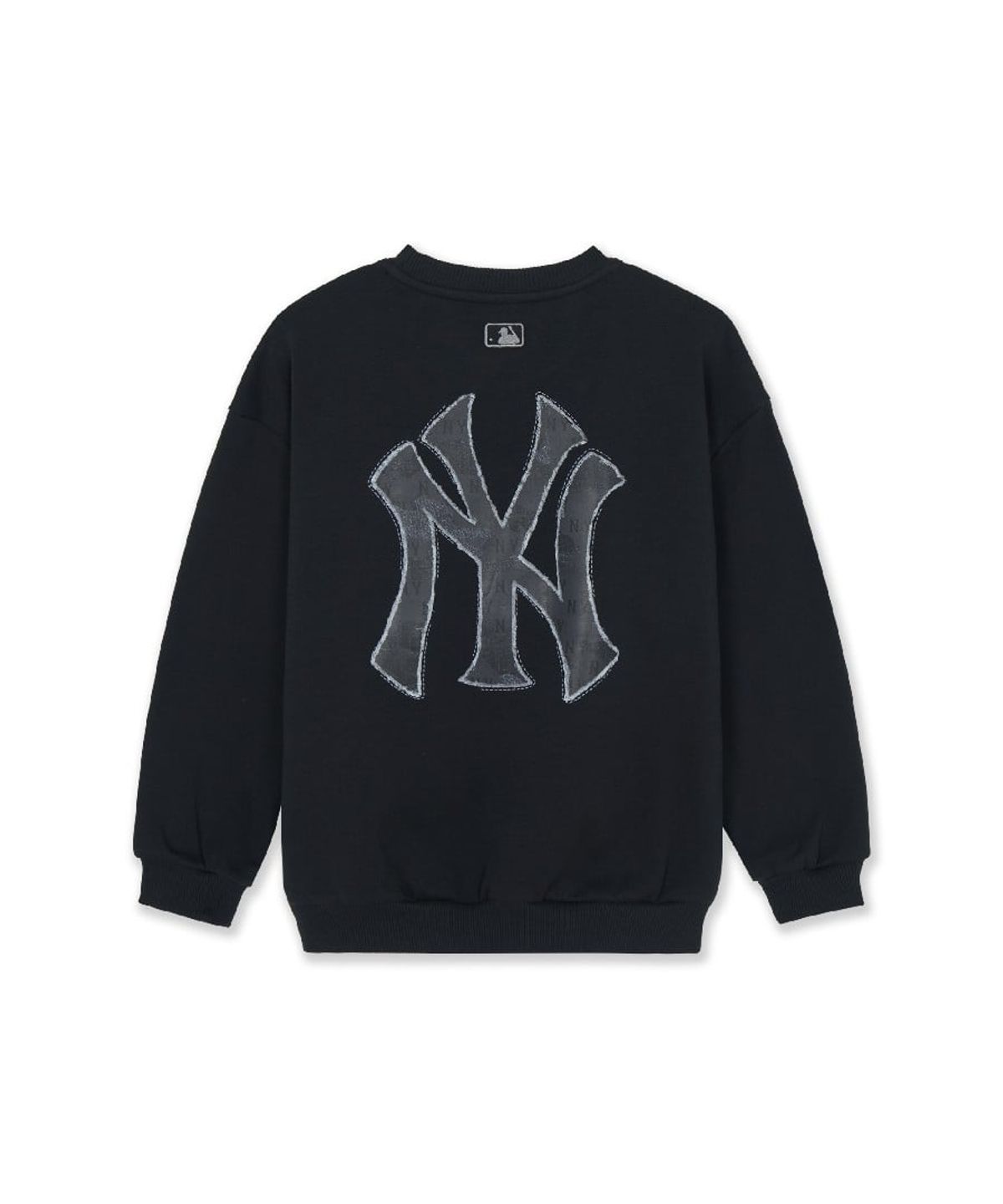 엠엘비 키즈(MLB KIDS) 스트릿 모노그램 카모 빅럭스 기모 맨투맨 NY (Black)