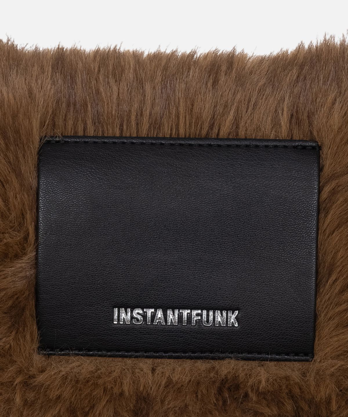 인스턴트펑크(INSTANTFUNK) FUR MINI BAG - BROWN