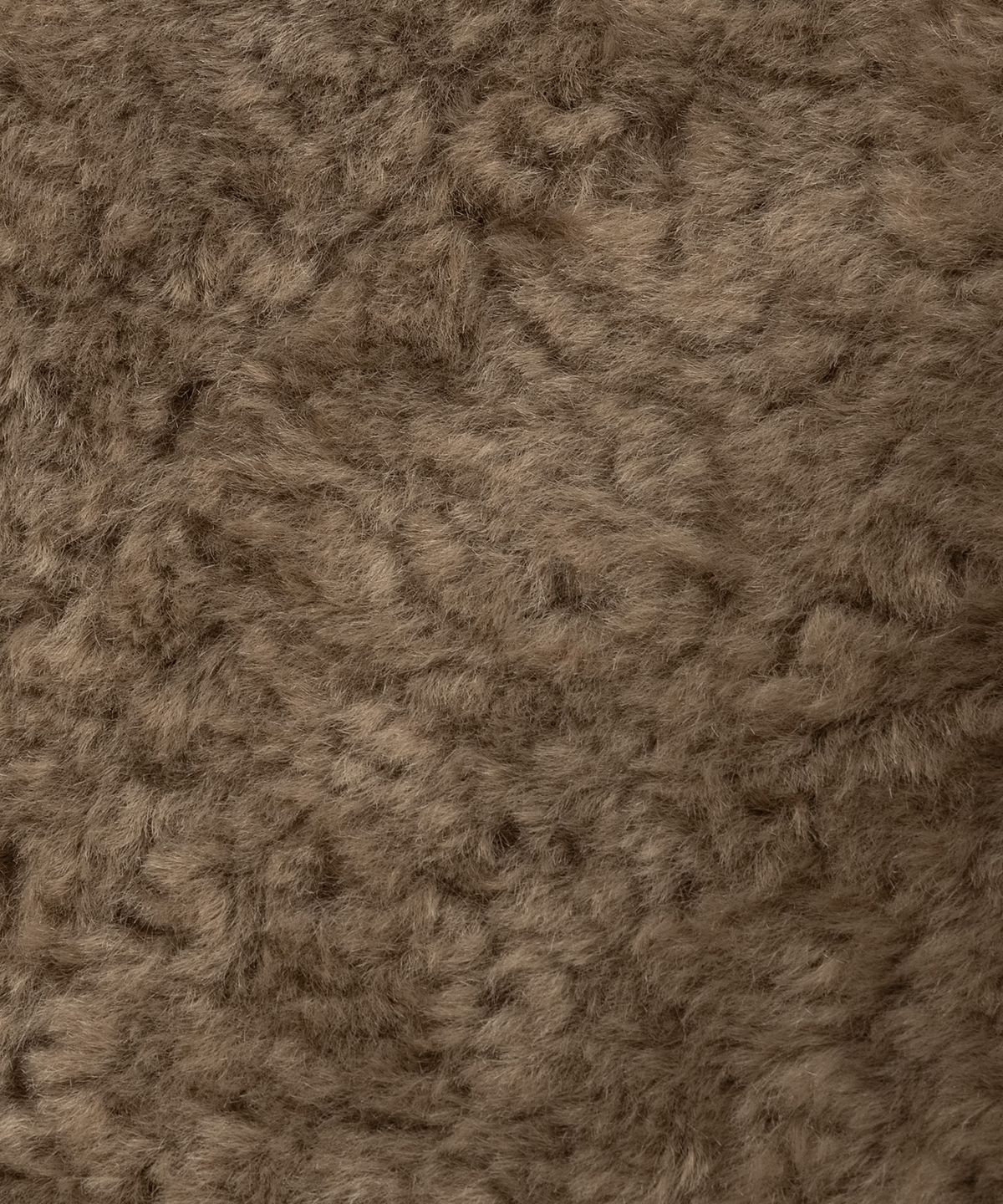 인스턴트펑크(INSTANTFUNK) MIXED FUR FLEECE ZIPUP JACKET - KHAKI