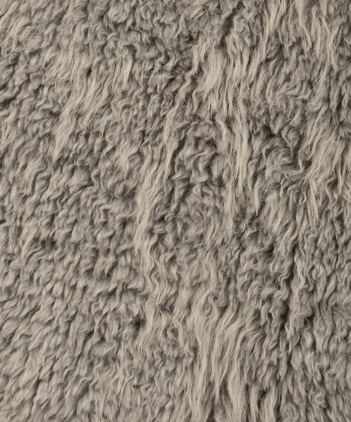 인스턴트펑크(INSTANTFUNK) MIXED FUR FLEECE ZIPUP JACKET - KHAKI